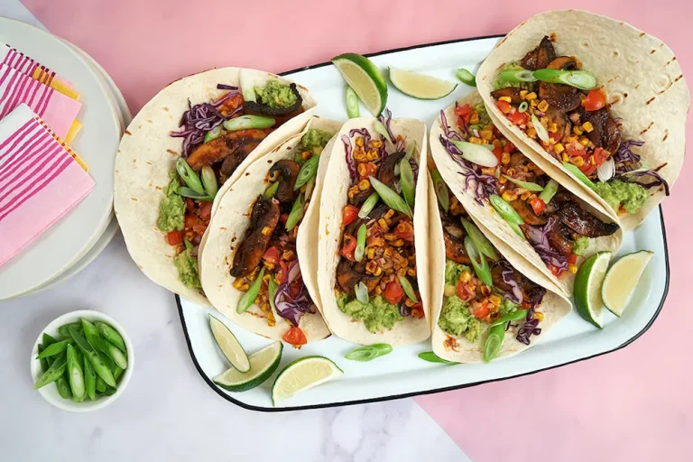 Vegánske údené hubové tacos Chipotle